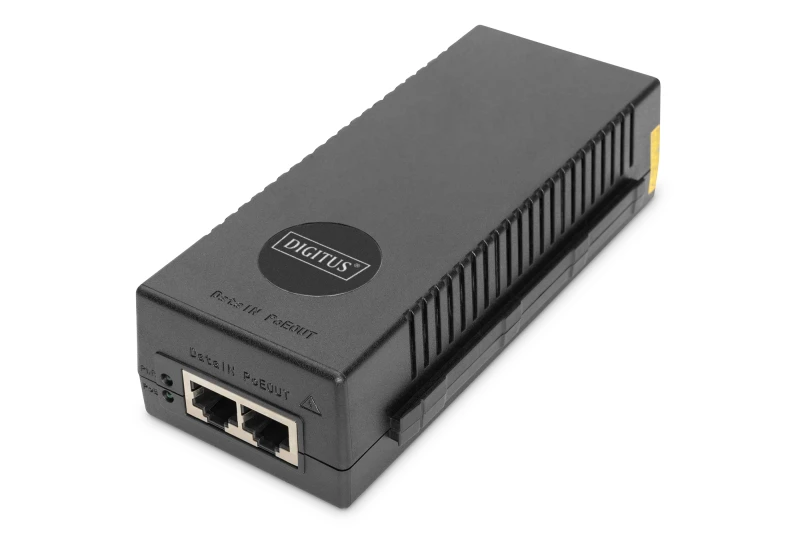 Image of Digitus 10 Gigabit Ethernet PoE+ Injector. 802.3at. 30 W