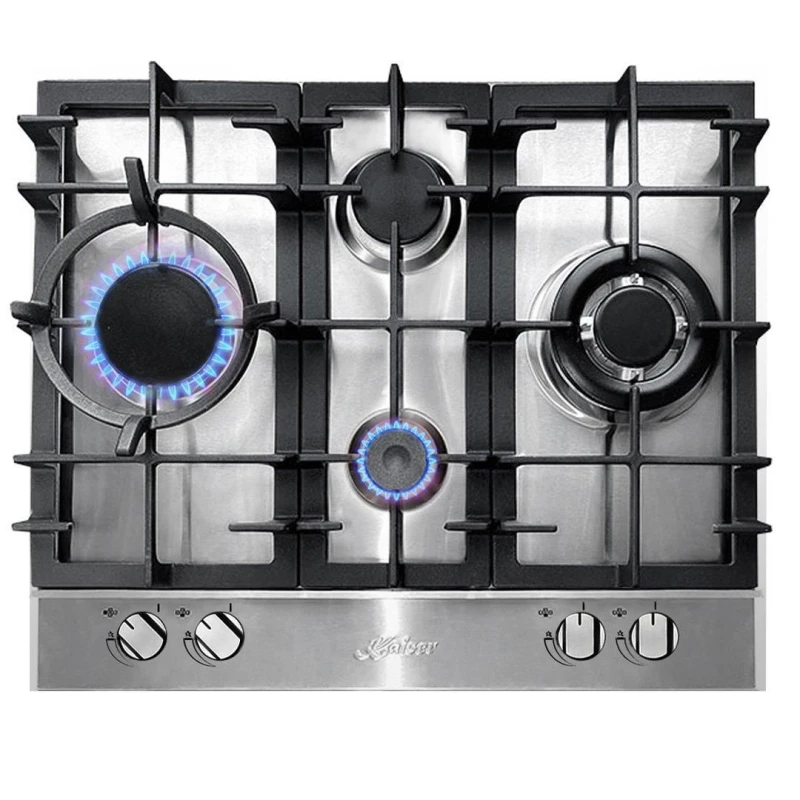 Image of Kaiser Appliances Grand Chef 60cm Gas Hob Silver unisex