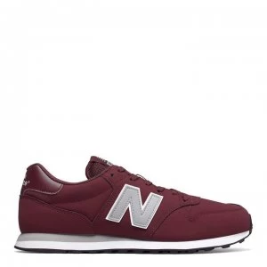 Image of New Balance Classic Trainers - Burgundy/White