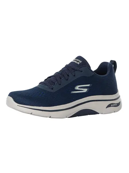 Image of Skechers Go Walk Arch Fit 2.0 Trainers Navy 10 UK