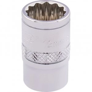 Image of Draper 3/8" Drive Polished Finish Hi Torq Bi Hexagon Socket Metric 3/8" 12mm