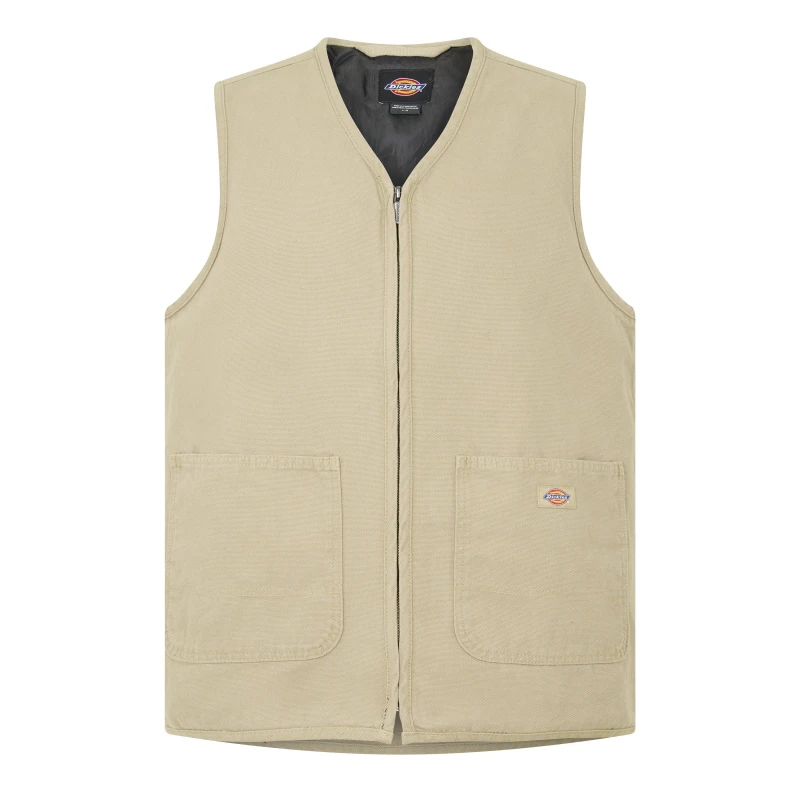 Image of Dickies Dickies Canvas Vest Sn62 Desert Sand male Medium