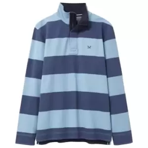 Image of Crew Clothing Mens Padstow Pique Sweat Blues Small