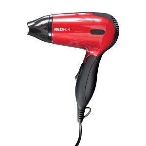 Image of Red Hot 37070 Compact Travel 1200W Hair Dryer