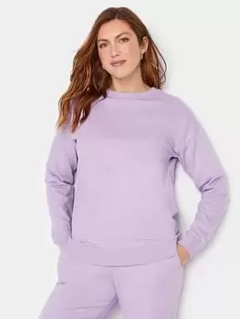 Image of Long Tall Sally Lilac Sweatshirt, Purple, Size 14, Women