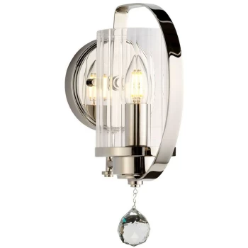 Image of Cassie - 1 Light Wall Light Polished Nickel - Elstead
