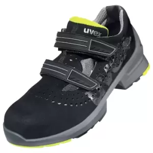 Image of Uvex ESD S1 SRC safety sandal, with toe cap that contains no metal, 1 pair, width 11, size 38