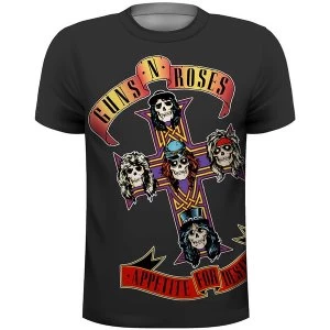 Image of Guns N' Roses - Appetite Unisex Small T-Shirt - Sublimated,White