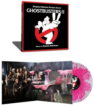 Image of Ghostbusters Ghostbusters II - Original Motion Picture Score LP splattered