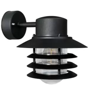 Image of Vejers Outdoor Wall Lantern Black, E27, IP54