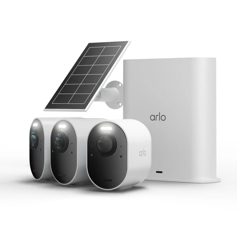 Image of Arlo Arlo Ultra 3 4K Security Camera, 3-cam kit with Solar Panel VMC5350-111EUS