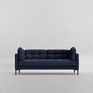 Image of Swoon Landau House Weave 2 Seater Sofa - 2 Seater - Navy