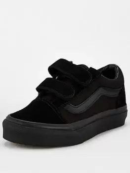 Image of Vans Old Skool Children's Trainer - Black, Size 10