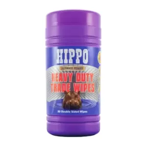 Image of Hippo Heavy Duty Trade Wipes Pack Of 80