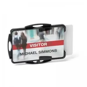 Image of Durable ID Card Holder Eco Black 2 Cards