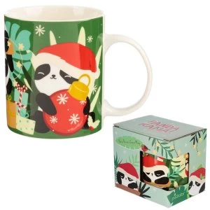 Image of Christmas Panda New Bone China Mug