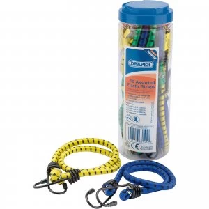 Image of Draper 10 Piece Assorted Elastic Bungee Straps