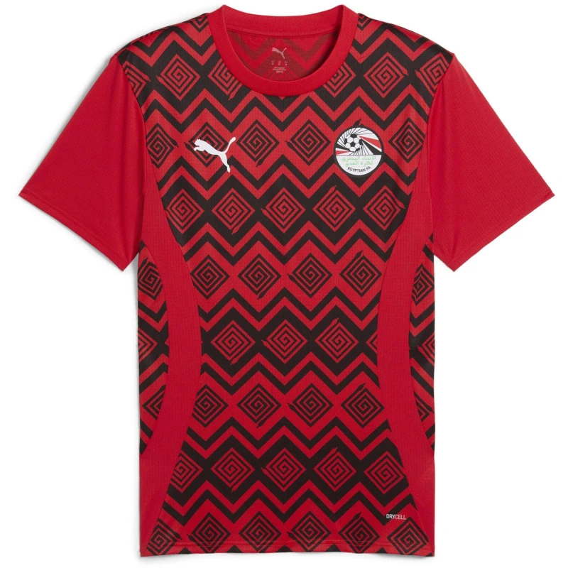 Image of Puma Efa Prematch Ss Jersey Football Shirt Mens Puma Red male XS