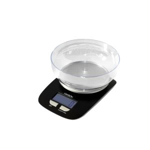 Image of Terraillon Electronic Kitchen Scale With Transparent Bowl White 3kg