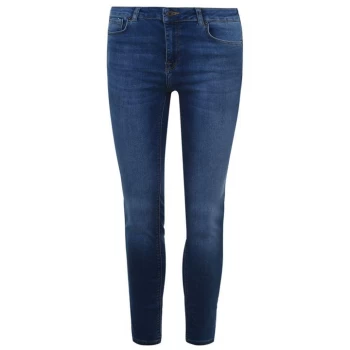Image of Jack Wills Fernham Mid Rise Skinny Jeans - Mid Indigo