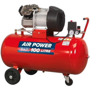 Image of Sealey SAC10030 Air Compressor100 Litre 240v