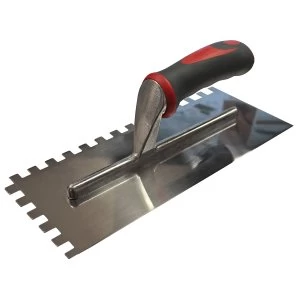 Image of Faithfull Notched Trowel Serrated Edge - 13 x 4.1/2"