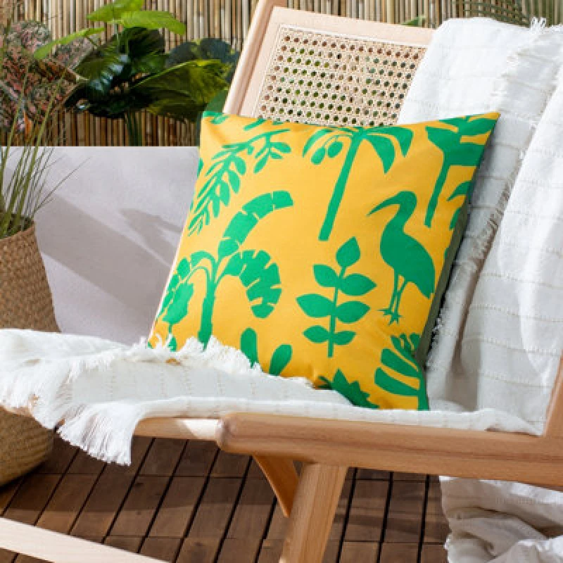 Image of Marula Outdoor Cushion Teal, Teal / 43 x 43cm / Polyester Filled