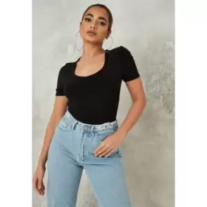 Image of Missguided Free Bodysuit - Black