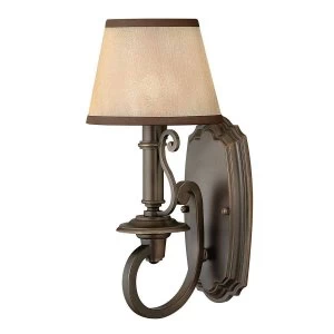 Image of 1 Light Indoor Wall Light Olde Bronze, E14