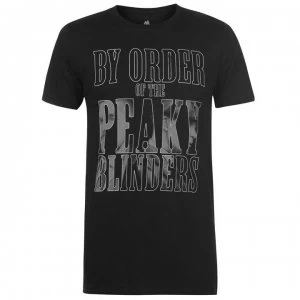 Image of Official Official Peaky Blinders T Shirt Mens - By Order