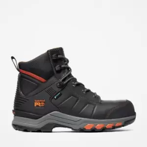 Image of Timberland Pro Hypercharge 6" Composite Safety Toe Work Boot For Men In Black/orange Black, Size 6.5