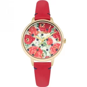 Image of Ladies Cath Kidston Peony Spot Watch