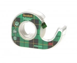 Image of 3M Scotch Magic Tape 19mm x 7.5m with Dispenser Clear