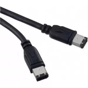 Image of Digitus FireWire Cable [1x Firewire (400) plug 6-pin - 1x Firewire (400) plug 6-pin] 3m Black