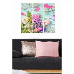 Image of MDF1014375124 Multicolor Decorative MDF Painting (3 Pieces)