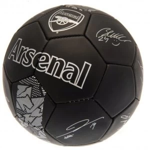 Image of Arsenal FC Football Black Signature