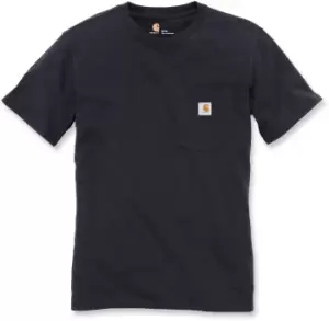 Image of Carhartt Workwear Pocket Womens T-Shirt, black, Size S, black, Size S for Women