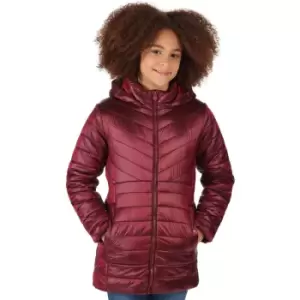 Image of Regatta Girls Babette Padded Long Insulated Coat 5-6 Years - Chest 59-61cm (Height 110-116cm)