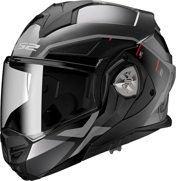 Image of LS2 FF901 Advant X Metryk Matt Titanium Modular Helmet Size S