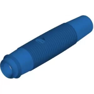 Image of SKS Hirschmann KUN 30 Jack socket Socket, straight Pin diameter: 4mm Blue
