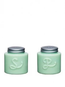 Image of Kitchencraft Milk Glass Salt And Pepper Shakers