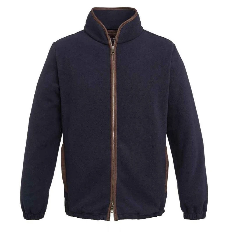 Image of Brook Taverner Brook Taverner Men Baltimore Fleece Jacket in Navy Size: X-Small Navy XS Male 5063238644366