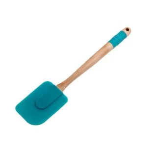 Image of Denby Azure Medium Spatula Silicon Head and Denby Wooden Handle