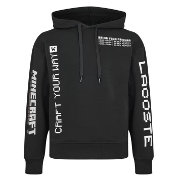 Image of Lacoste Minecraft Mono Hoodie - Black