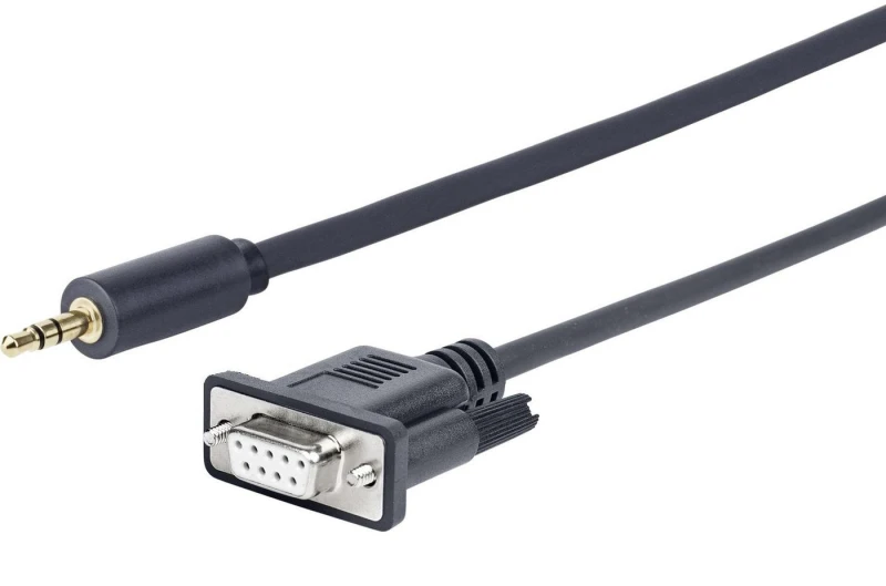 Image of Vivolink PROMJDSUB9-25 serial cable Black 25 m 3.5mm D-Sub (DB-9)