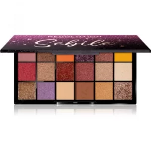 Image of Makeup Revolution X Sebile Eyeshadow Palette Shade Night 2 Night 18x1 g