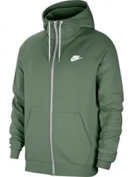 Image of Nike Sportswear Modern Full Zip Hoodie - Green