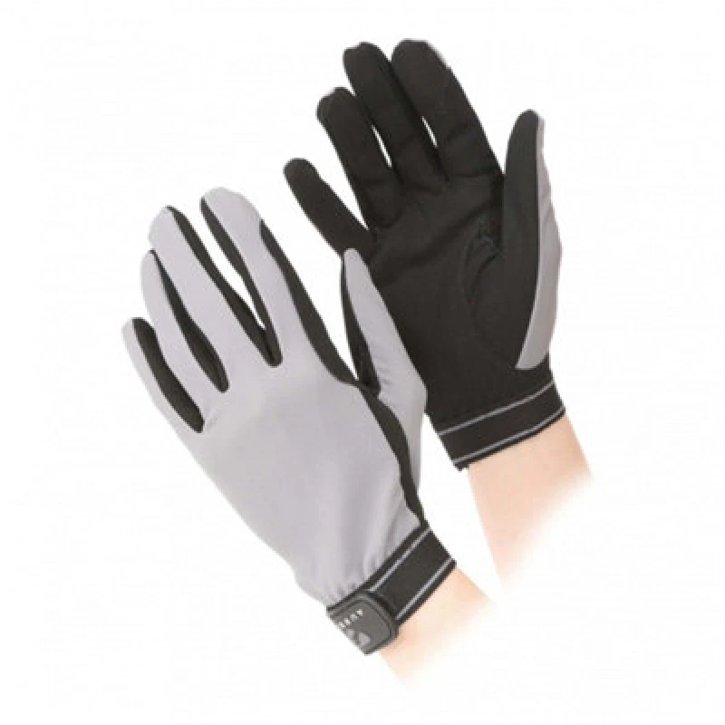 Image of Aubrion Aubrion Mesh Riding Gloves in Grey Size: X-Small Grey XS Unisex 5059958722507
