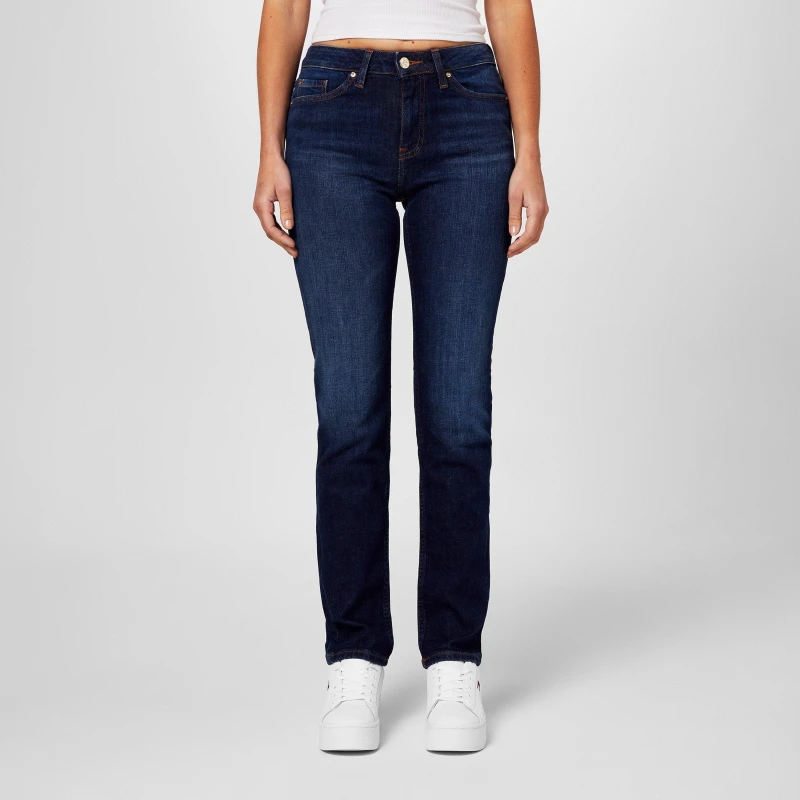Image of Tommy Hilfiger Rome Straight Jean - Blue Blue 10