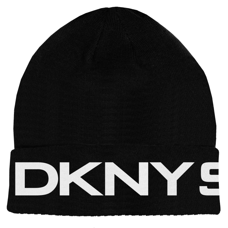 Image of DKNY Lnd Beanie - Black Mens